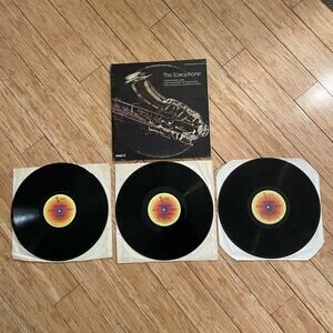 Impulse Records Saxophone 3xLP vintage vinyl record coltrane